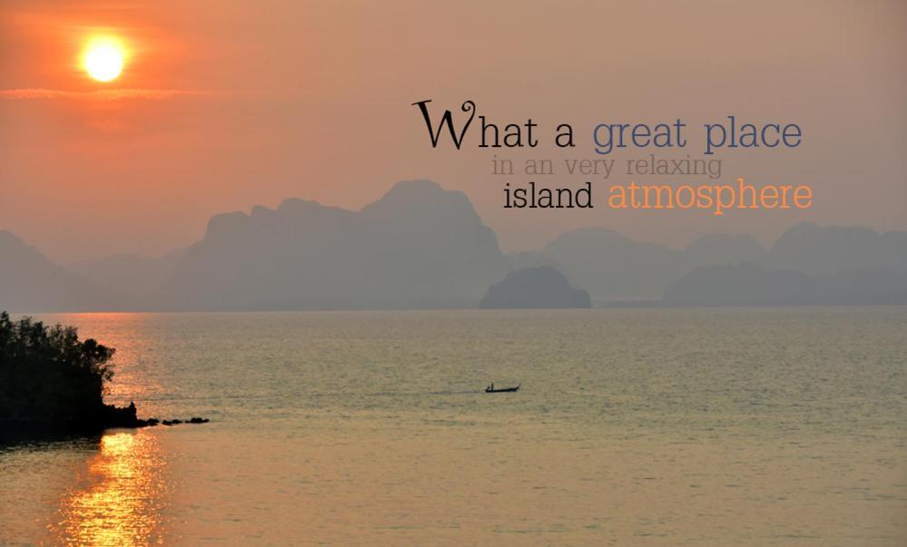 Tha Khao Bay View Bungalow Ko Yao Noi Rum bild